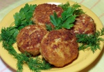 Котлеты куриные с овсяными хлопьями